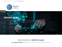 Tablet Screenshot of grupoalma.cl